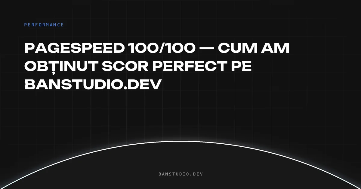 PageSpeed 100 / 100